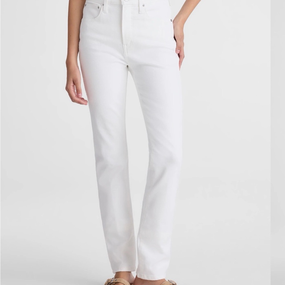 Madewell Perfect Vintage Crop Jeans in White